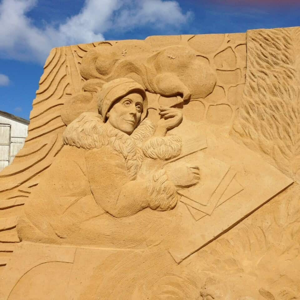 Sandskulptur i Hundested 2025